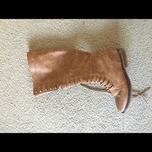 Tall combat boots